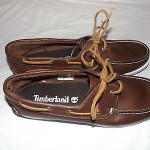 Timberland Mens Brown Leather Loafer Casual Boat Shoes Size 11 “New”