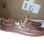 Timberland Mens Brown Leather Loafer Casual Boat Shoes Size 11 “New”