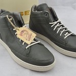 Diesel ‘Hi-Culture’ Men’s Olive Green Leather High Top Size 8 EU 40.5