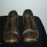 COLE HAAN SLIP ON LOAFERS BROWN LEATHER UPPER SIZE 11