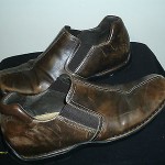 COLE HAAN SLIP ON LOAFERS BROWN LEATHER UPPER SIZE 11