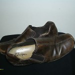 COLE HAAN SLIP ON LOAFERS BROWN LEATHER UPPER SIZE 11