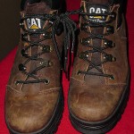 BNWOT MENS SIZE US 10.5 CAT/DIESEL POWERED LACE UP HALF BOOT
