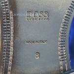HUGO BOSS BLACK LABEL BLUE SUEDE SHOES MODAROS 100% LEATHER NEW SIZE 9, 42 ITALY