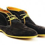 HUGO BOSS BLACK LABEL BROWN SUEDE SHOES SORREN 100% LEATHER NEW SIZE 9, 42 ITALY