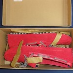 New COLE HAAN Air Grant 14 M Suede Drivers Loafers Red Men NEW IN BOX