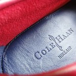 New COLE HAAN Air Grant 14 M Suede Drivers Loafers Red Men NEW IN BOX