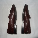 COLE HAAN Men’s BROWN Fringe LEATHER Slip-On Loafers Shoes – Size 10M