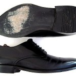 HUGO BOSS Men’s Haco Black Leather Plain Toe Oxford Shoe Size 9 M  $225