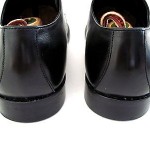 HUGO BOSS Men’s Haco Black Leather Plain Toe Oxford Shoe Size 9 M  $225