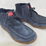 Diesel ‘Bellow’ Men’s Blue Suede Moccasin Boots Size 10.5 M