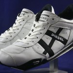 Men’s Athletic Diesel Remy Sneakers, Shoes Leather Upper, US Sz. 8, EUR 40.5