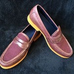 Cole Haan Nike Air Mens Monroe Penny Loafer Shoes Cordovan Wool Size 10.5 NEW