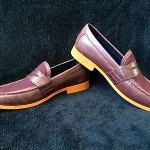 Cole Haan Nike Air Mens Monroe Penny Loafer Shoes Cordovan Wool Size 10.5 NEW