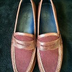 Cole Haan Nike Air Mens Monroe Penny Loafer Shoes Cordovan Wool Size 10.5 NEW