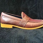 Cole Haan Nike Air Mens Monroe Penny Loafer Shoes Cordovan Wool Size 10.5 NEW