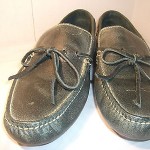 Cole Haan Air Grant Teal Green Leather Moccasin Driving Shoes C10553 Size 10 M