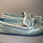 Cole Haan Air Grant Teal Green Leather Moccasin Driving Shoes C10553 Size 10 M