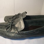 Cole Haan Air Grant Teal Green Leather Moccasin Driving Shoes C10553 Size 10 M