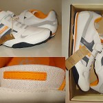 DIESEL Men’s Gunner On White/ Grey/ Orange Fashion Sneakers Shoes Size 13 New