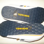 DIESEL Men’s Gunner On White/ Grey/ Orange Fashion Sneakers Shoes Size 13 New