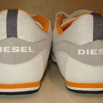 DIESEL Men’s Gunner On White/ Grey/ Orange Fashion Sneakers Shoes Size 13 New