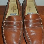 AWESOME COLE HAAN COLLECTION  ITALY TAN LEATHER LOAFERS SZ 10.5M