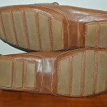 AWESOME COLE HAAN COLLECTION  ITALY TAN LEATHER LOAFERS SZ 10.5M