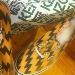 Kenzo x Vans Orange Lightning Sneaker (Rare) Size 44 /10.5 US Visvim Givenchy