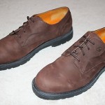 Men’s TIMBERLAND Waterproof Brown Suede Oxford Shoes – Size 11 M