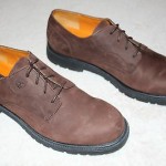 Men’s TIMBERLAND Waterproof Brown Suede Oxford Shoes – Size 11 M
