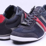 Hugo Boss Akeen 2014 # 50247604 417 Navy Casual Sneakers SZ 7 – 12