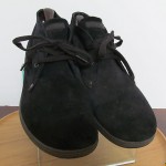Mens sz 10 M black suede Diesel lace tie ankle athletic sole boot shoes