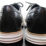 Cole Haan Lunargrand Lunarlon Lunar Longwing Wingtip Black Leather 10