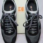 Hugo Boss ‘Orlet’  Black/Gray Casual Sneakers US 7M/40