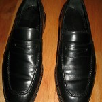 Cole Haan 410072 Men’s BLACK LEATHER Penny Loafers Size 9.5 M  EUC