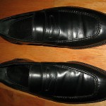 Cole Haan 410072 Men’s BLACK LEATHER Penny Loafers Size 9.5 M  EUC