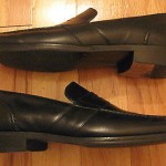 Cole Haan 410072 Men’s BLACK LEATHER Penny Loafers Size 9.5 M  EUC