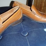 Cole Haan Men’s Loafers sz 10M Chestnut Slip On Preowned