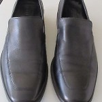 Men’s Cole Haan Nike Air soft black leather casual loafers slip ons sz 9M