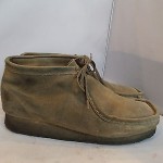 Clarks Originals Wallabee Wallabees Sand Suede Shoes Ankle Boots Mens Size 11