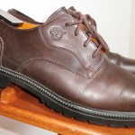Mens Size 9 M Timberland Waterproof Brown Leather Casual Oxfords Shoes Lace Up