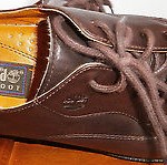 Mens Size 9 M Timberland Waterproof Brown Leather Casual Oxfords Shoes Lace Up