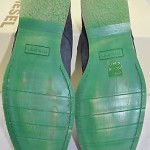 Diesel Men’s ‘Batuck Ikadua’ Total Blue Suede w/ Green Laces Oxford Size 10.5 M