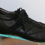Men’s sz 13 black leather Diesel lace tie athletic running tennis shoes