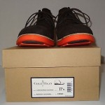NIB Cole Haan LUNARGRAND Chukka Sz 11.5 M Woodbury Brown Suede Orange sidewalls
