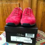 Cole Haan Sporting Air Obori Red Suede Mens Size 10 Athletic Shoe NIB