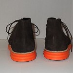 NIB Cole Haan LUNARGRAND Chukka Sz 11.5 M Woodbury Brown Suede Orange sidewalls