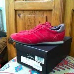 Cole Haan Sporting Air Obori Red Suede Mens Size 10 Athletic Shoe NIB
