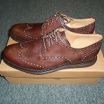 New Cole Haan Lunargrand Wing Tip T-Moro Size 10-1/2 M